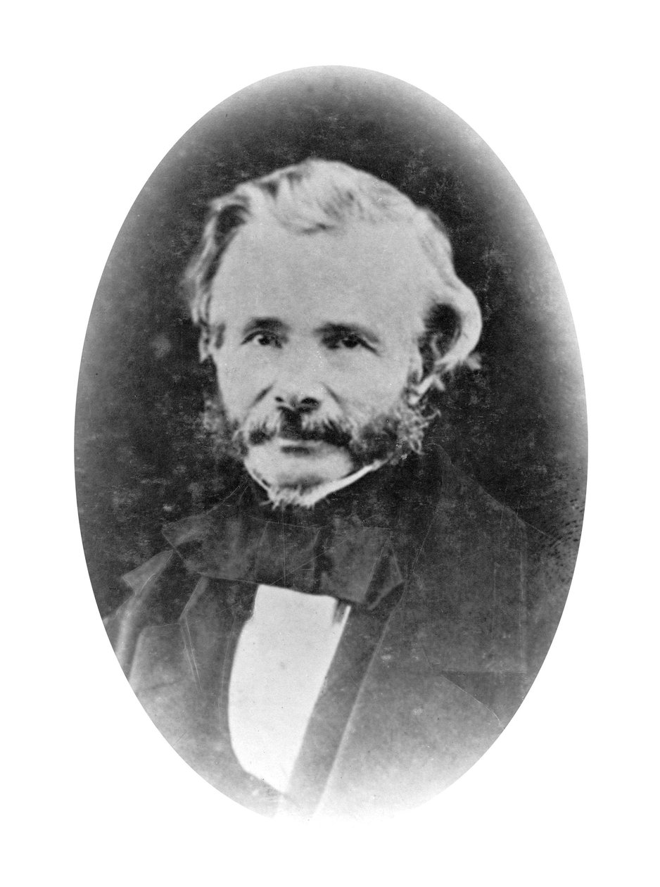 John Stringfellow, angol úttörő repülő, 1860 körül alkotó: Unbekannt