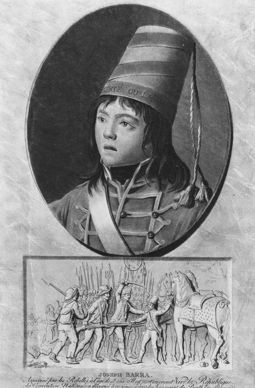Joseph Bara vagy Barra (1779-1793), francia katona. alkotó: Unbekannt