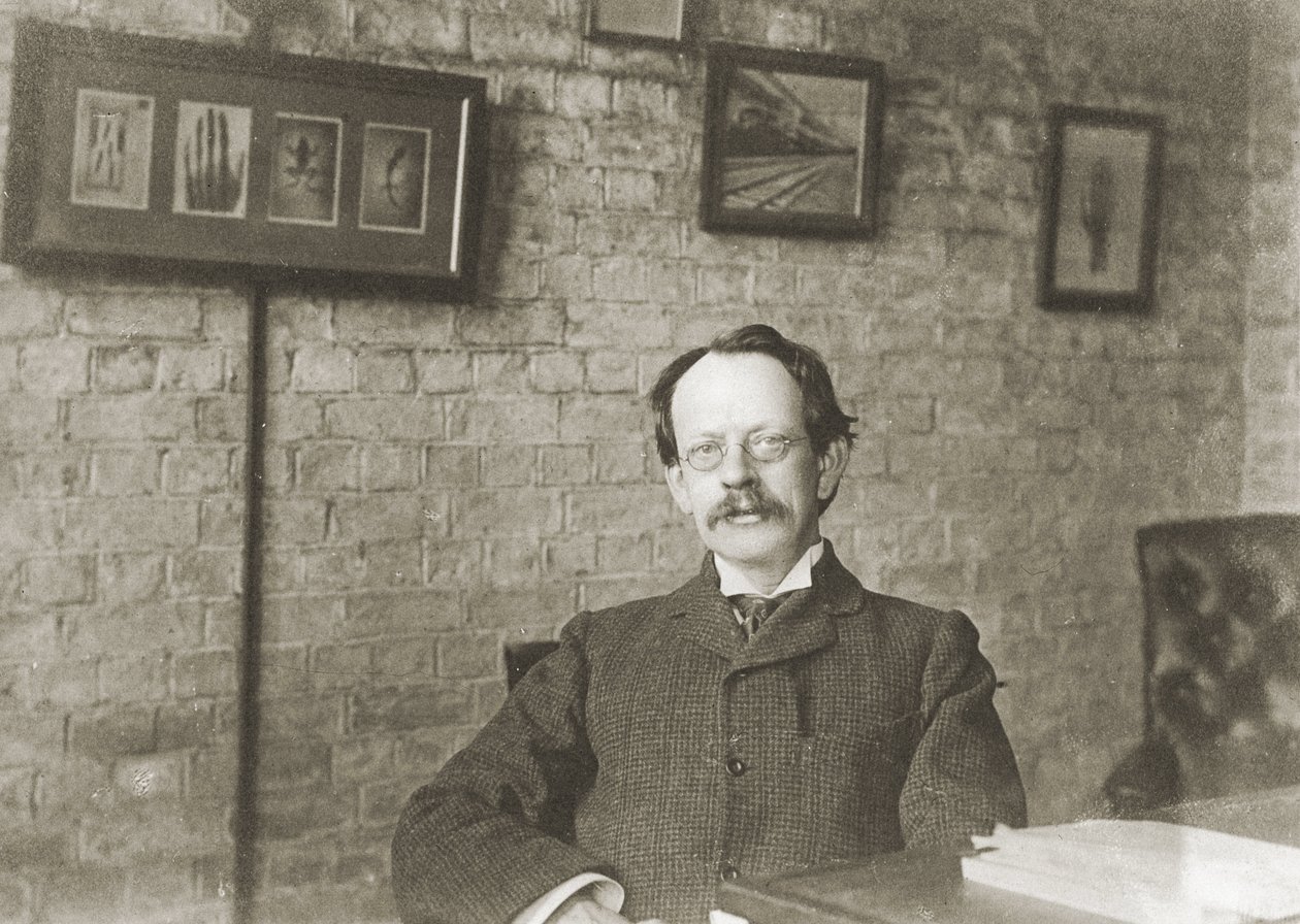 Joseph John Thomson angol fizikus, 1900 körül alkotó: Unbekannter Künstler
