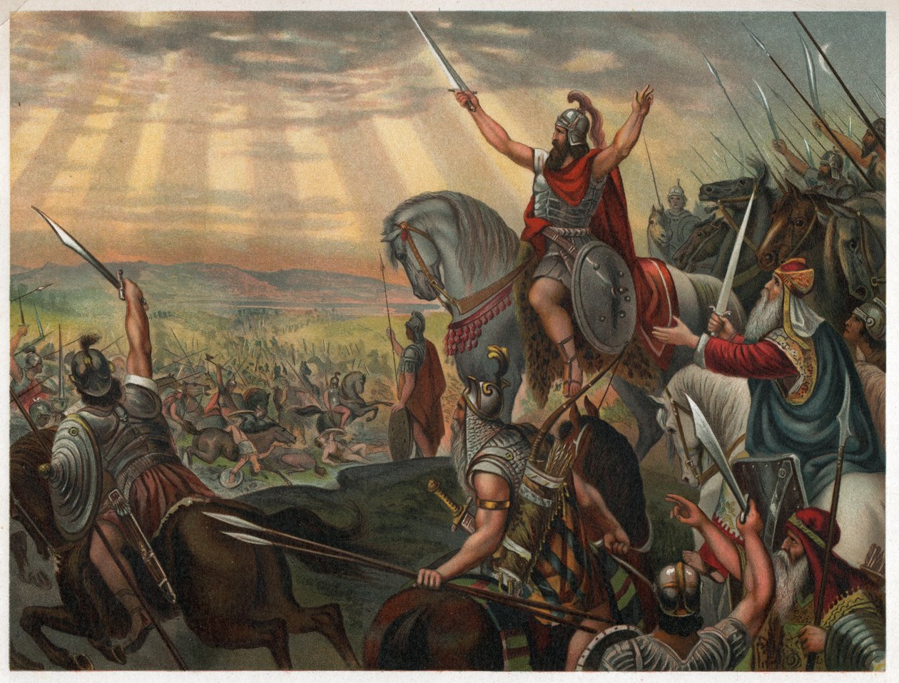 Joshua. (kőnyomat, 1880 körül) alkotó: Unbekannter Künstler