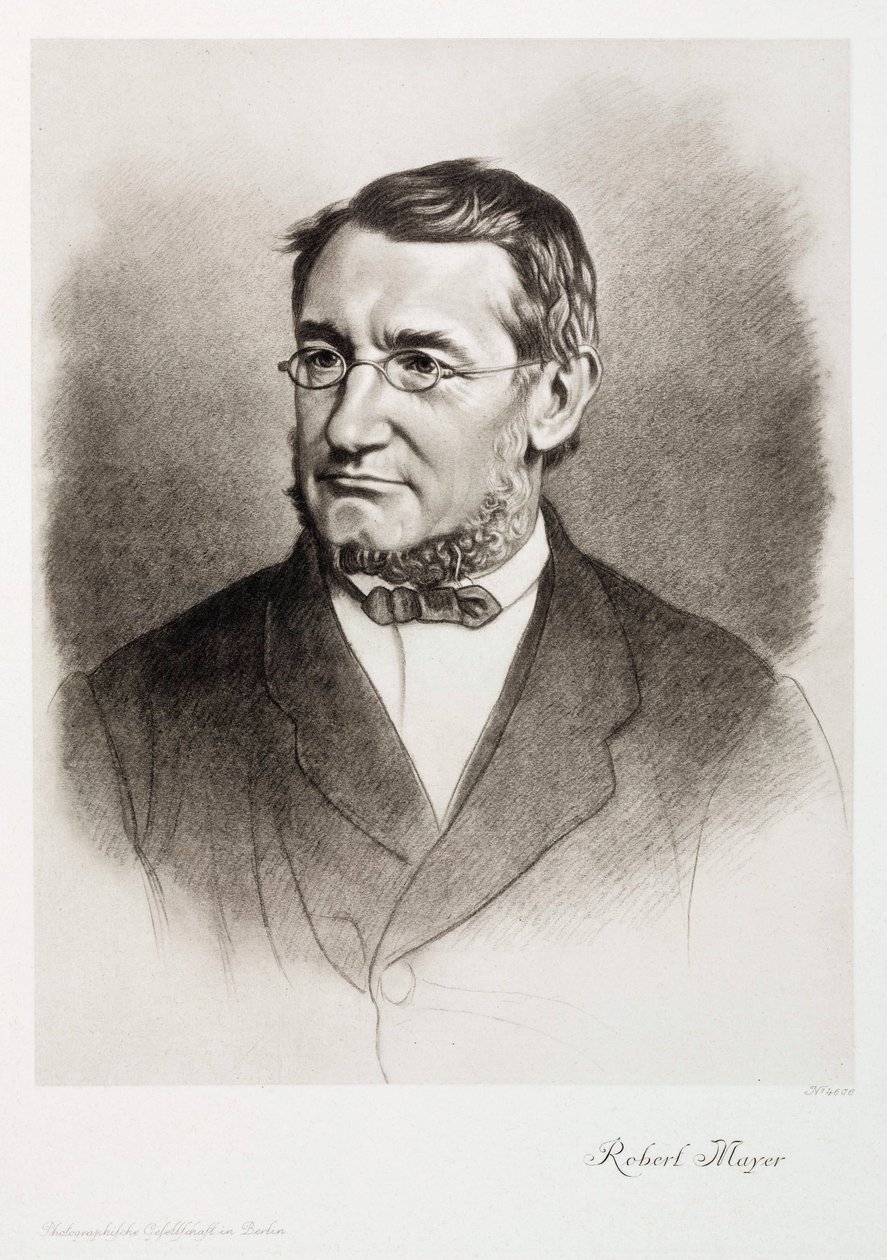 Julius Robert von Mayer német fizikus, 1870-es évek alkotó: Unbekannt