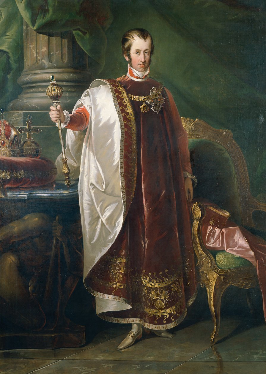 I. Ferdinánd császár az Aranygyapjas Rend díszben alkotó: Unbekannter Künstler
