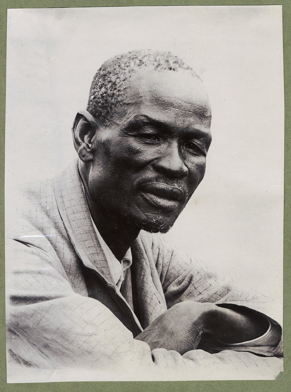 Khama, 1910 körül (zselatin ezüst nyomat) alkotó: Unbekannt