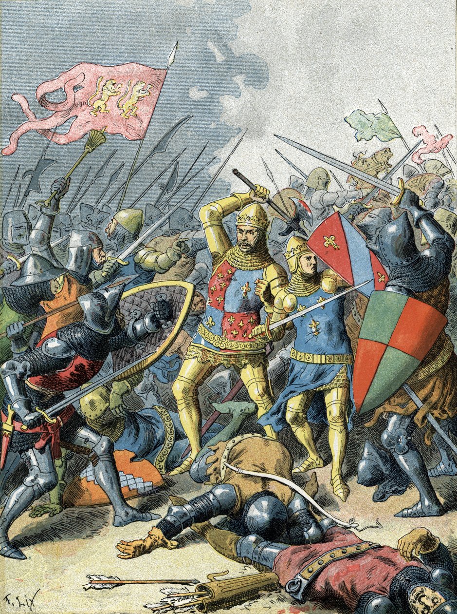 II. Jó János király a poitiers-i csatában (1356) alkotó: Unbekannter Künstler
