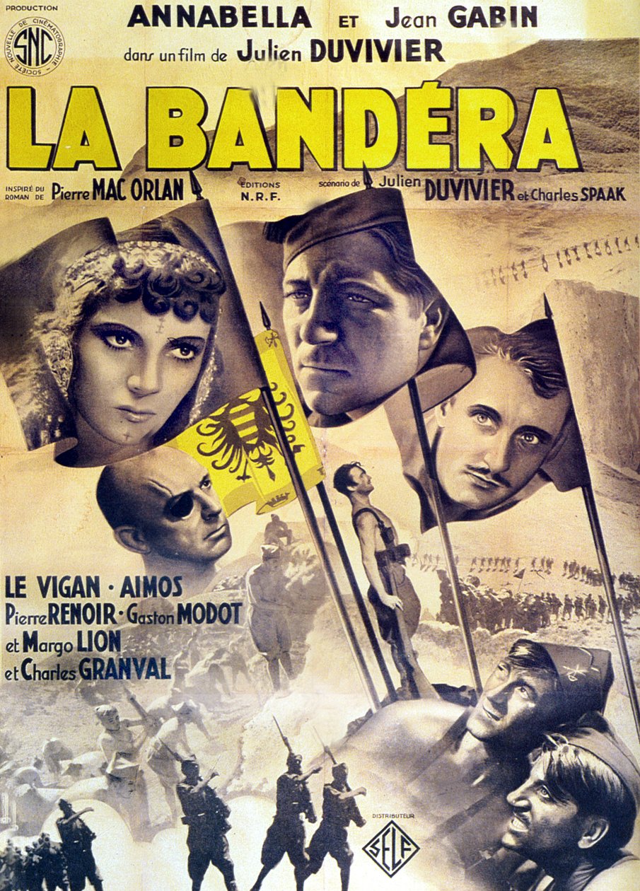 Julien Duvivier La Bandera című filmje Annabellával és Jean Gabinnal 1935 alkotó: Unbekannt
