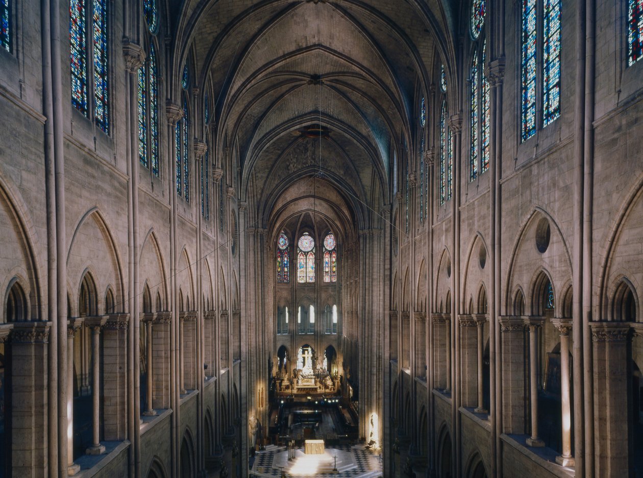Notre Dame de Paris katedrális, Párizs 4. Építés 1160-ból, rehabilitáció: Viollet Le Duc alkotó: Unbekannter Künstler