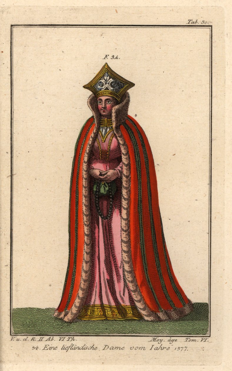 Lady of Livonia, orosz tartomány alkotó: Unbekannter Künstler