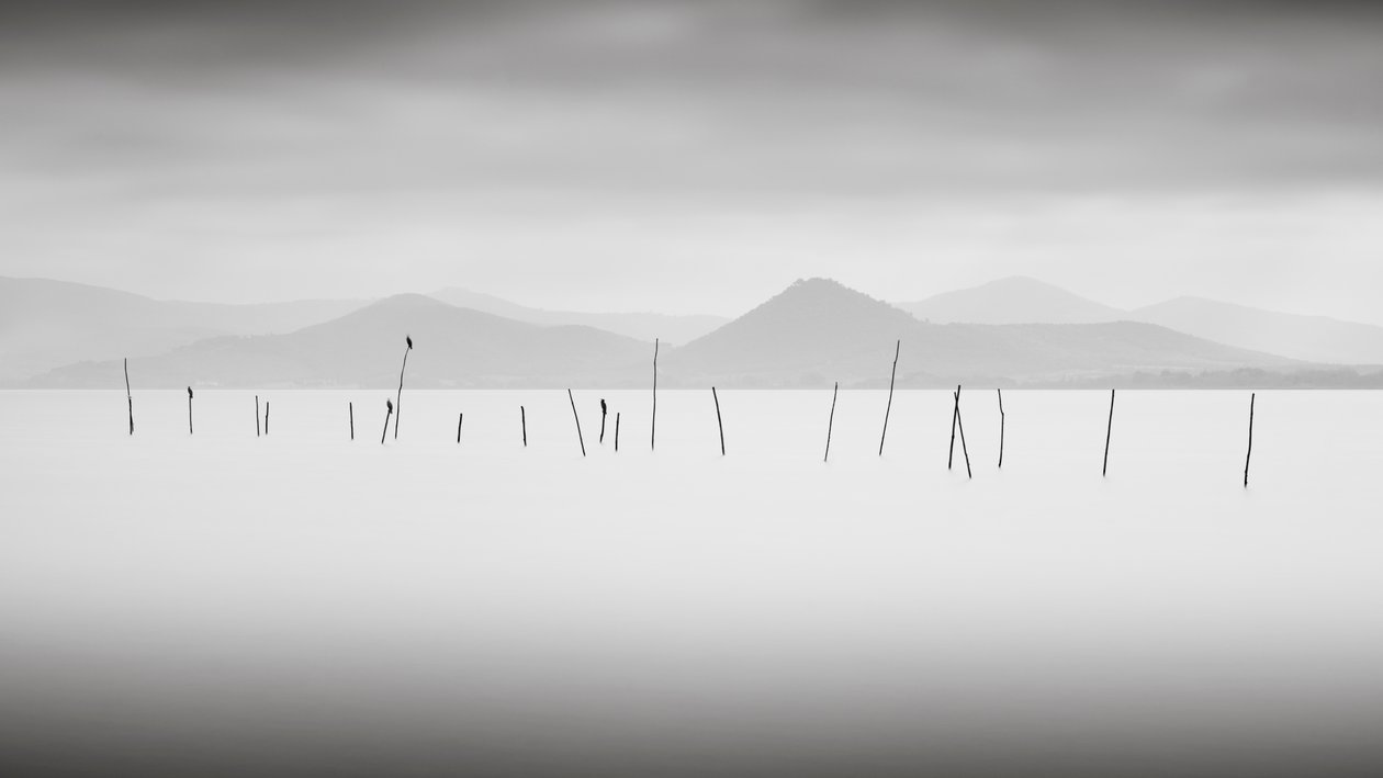 Trasimeno-tó, Umbria, Olaszország, 2015 (f/w fotó) alkotó: Leopold Blonder