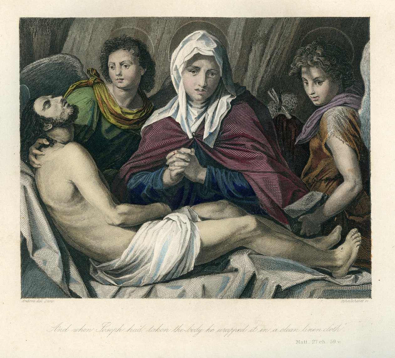Krisztus siralma - Biblia, Újszövetség alkotó: Unbekannter Künstler