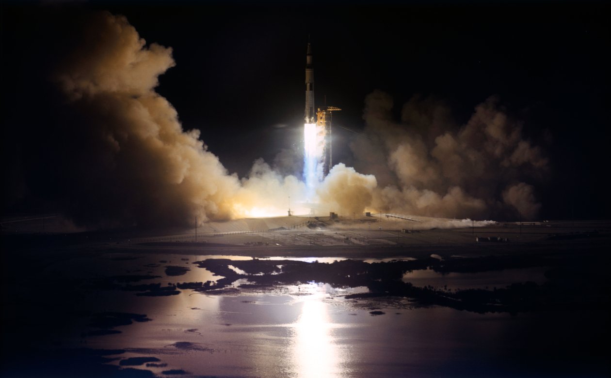 Az Apollo 17 Holdraszállási küldetés elindítása alkotó: Unbekannt