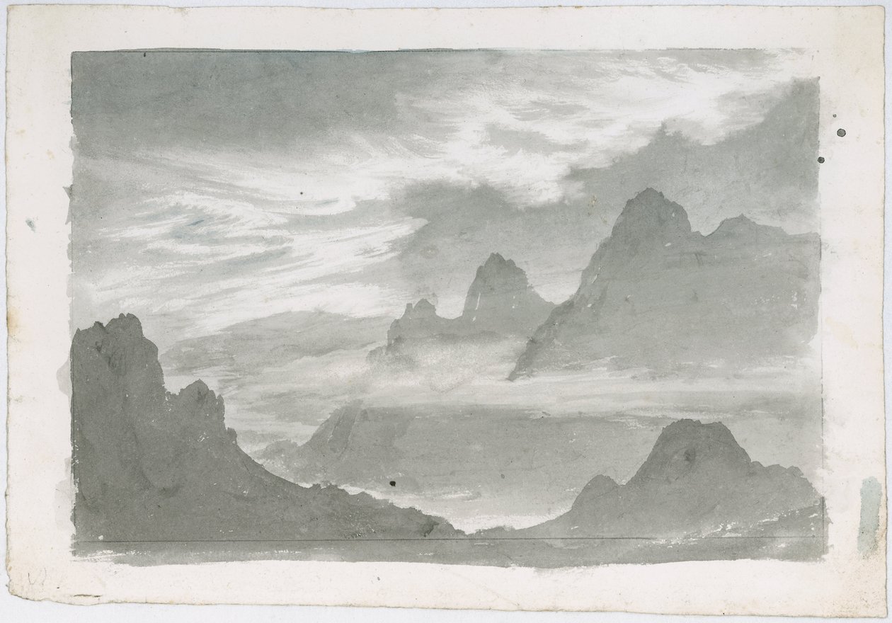 Hegyi lejtőket borító rétegek, 1803-1811 körül alkotó: Unbekannter Künstler
