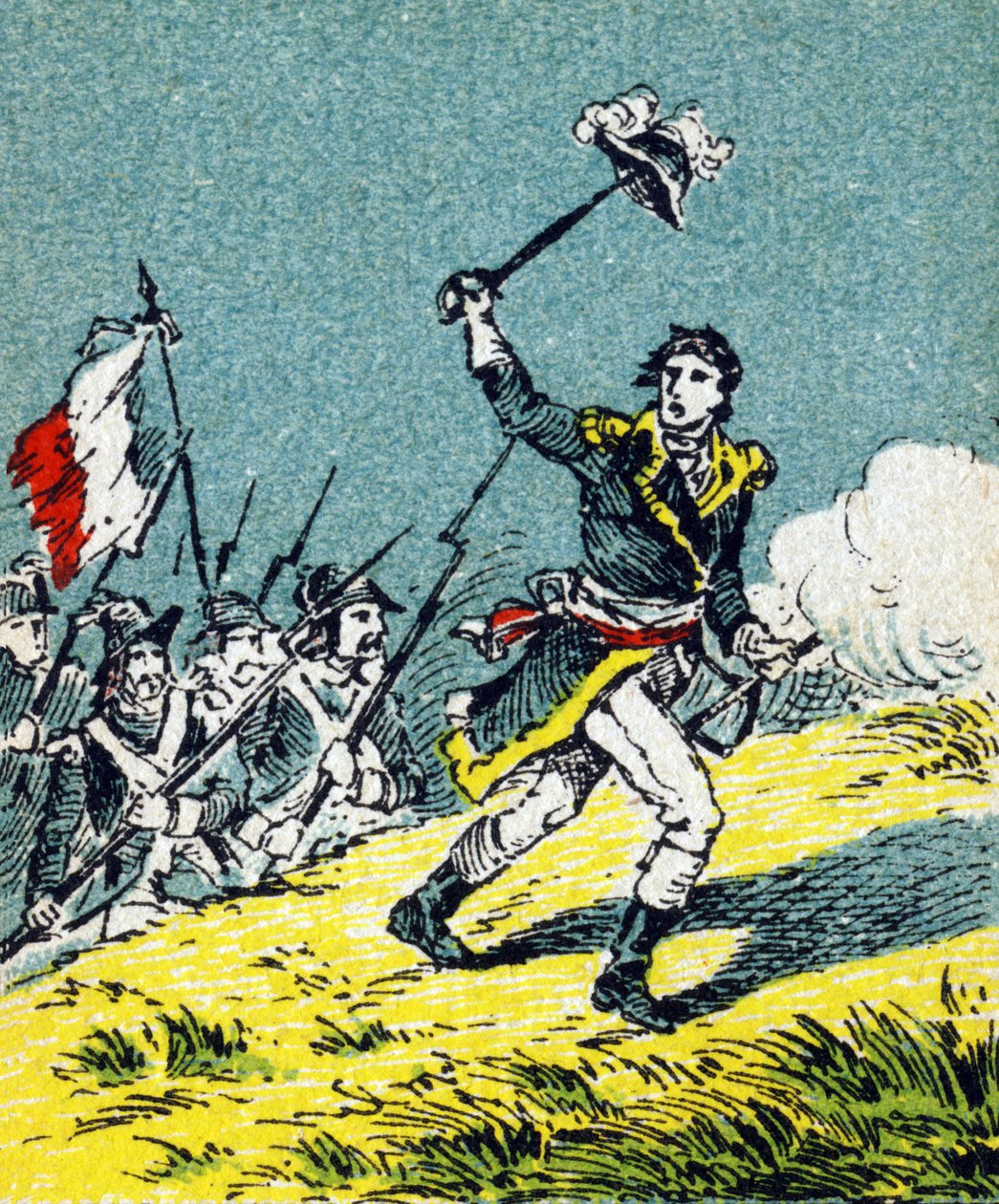 Lazare Nicolas Marguerite Carnot a wattignies-i csata során október 16-án alkotó: Unbekannt