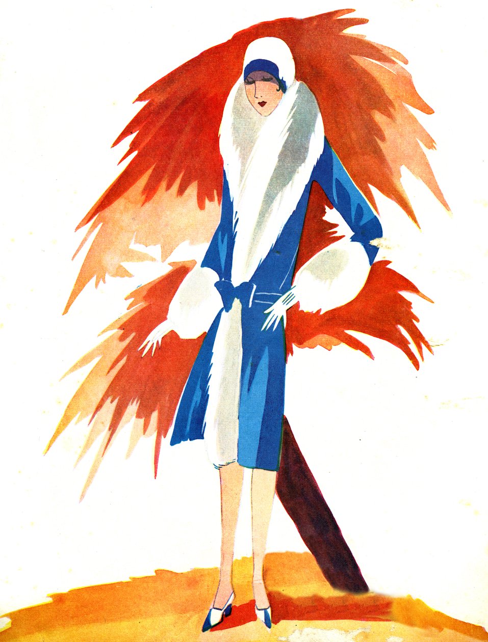 Le Miroir des Modes 1927 szeptember alkotó: Unbekannter Künstler
