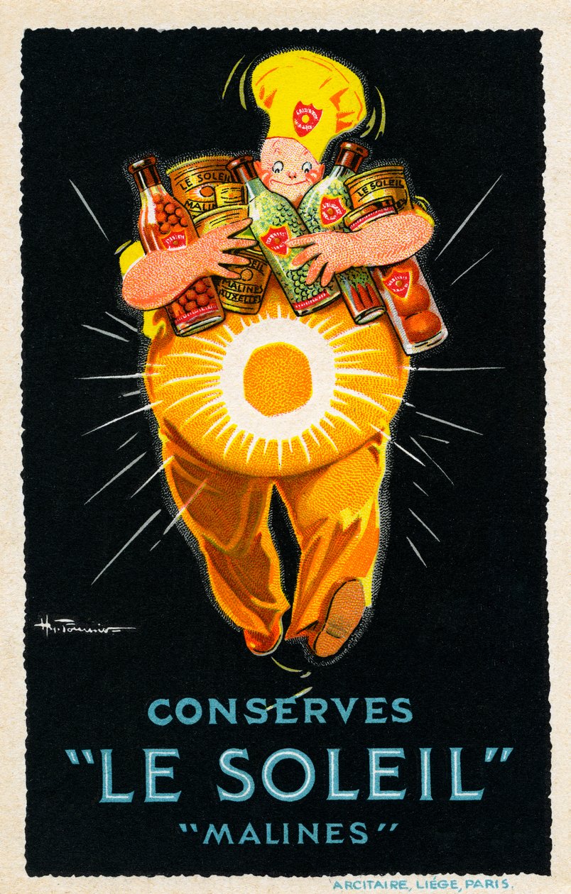 Le Soleil Malines Conserves - hirdetés alkotó: Unbekannter Künstler