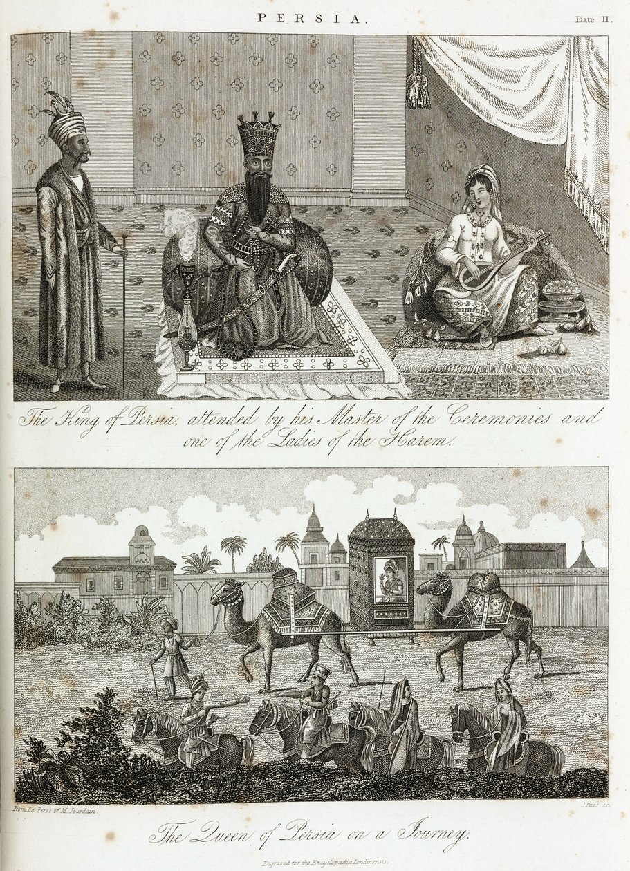 Perzsia királya és királynője, 1810-1829 körül alkotó: Unbekannt