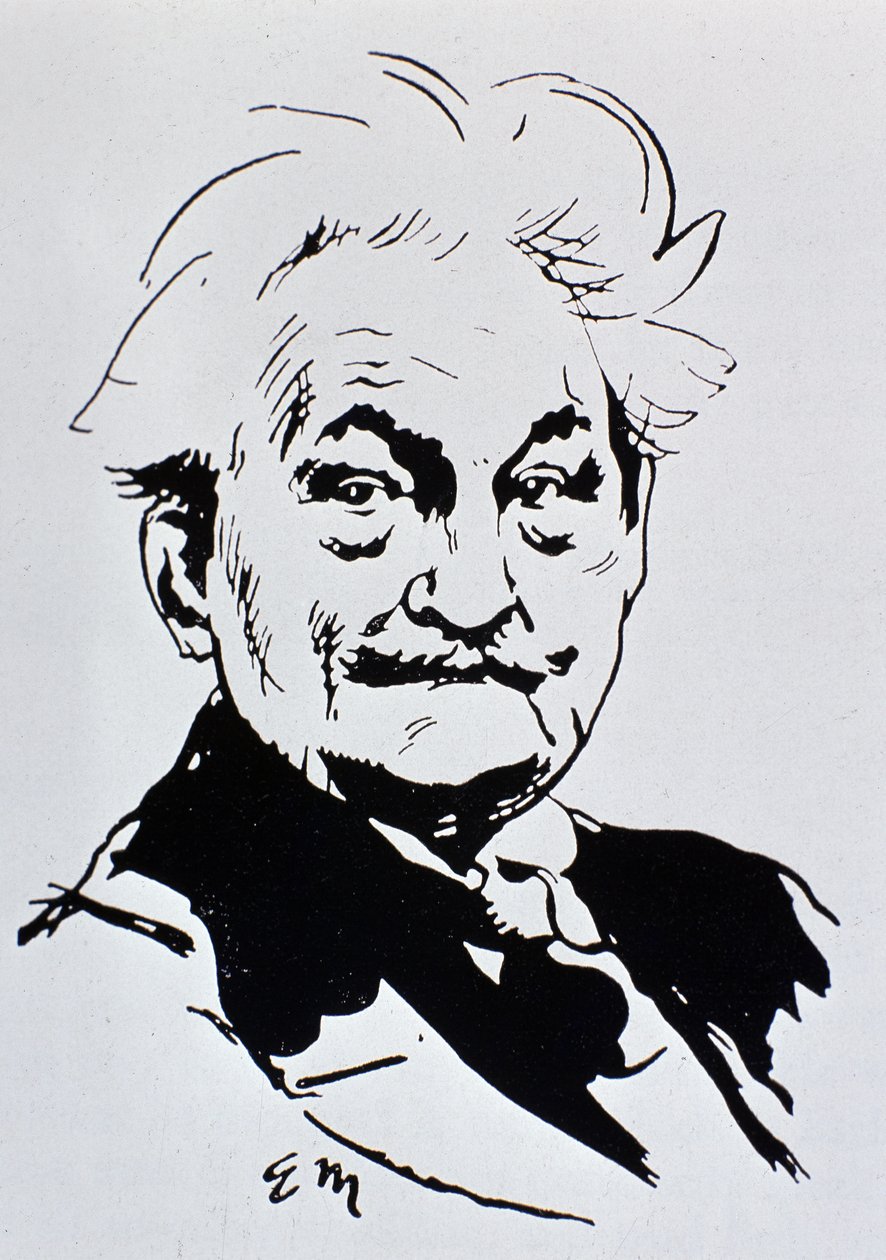 Leoš Janáček (tinta papíron) alkotó: Unbekannt