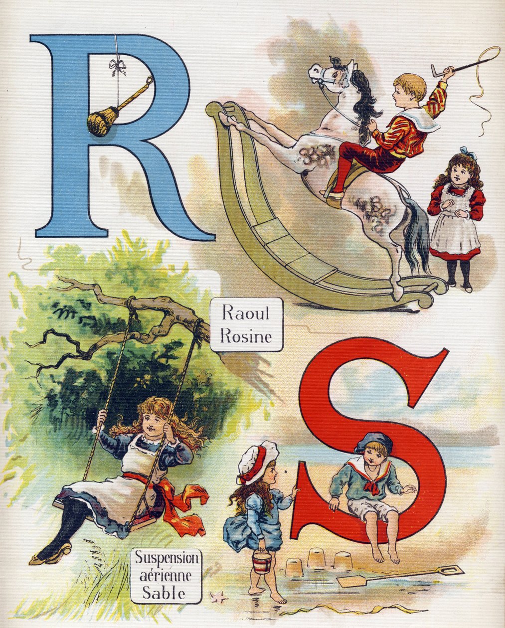 R&S levél: Raoul és Rosine, légrugózás és homok. Metszet "ABC L