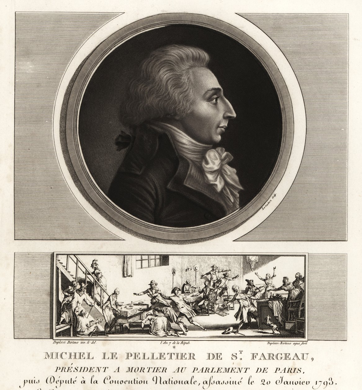 Louis-Michel le Peletier, Saint-Fargeau márki (1760-1793), francia politikus és a francia forradalom mártírja alkotó: Unbekannt