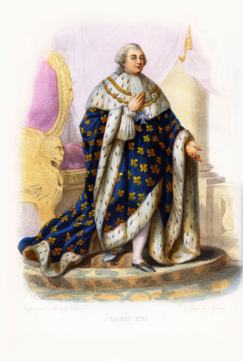 XVI. Lajos francia király (metszet) alkotó: Bartolome Esteban and studio Murillo