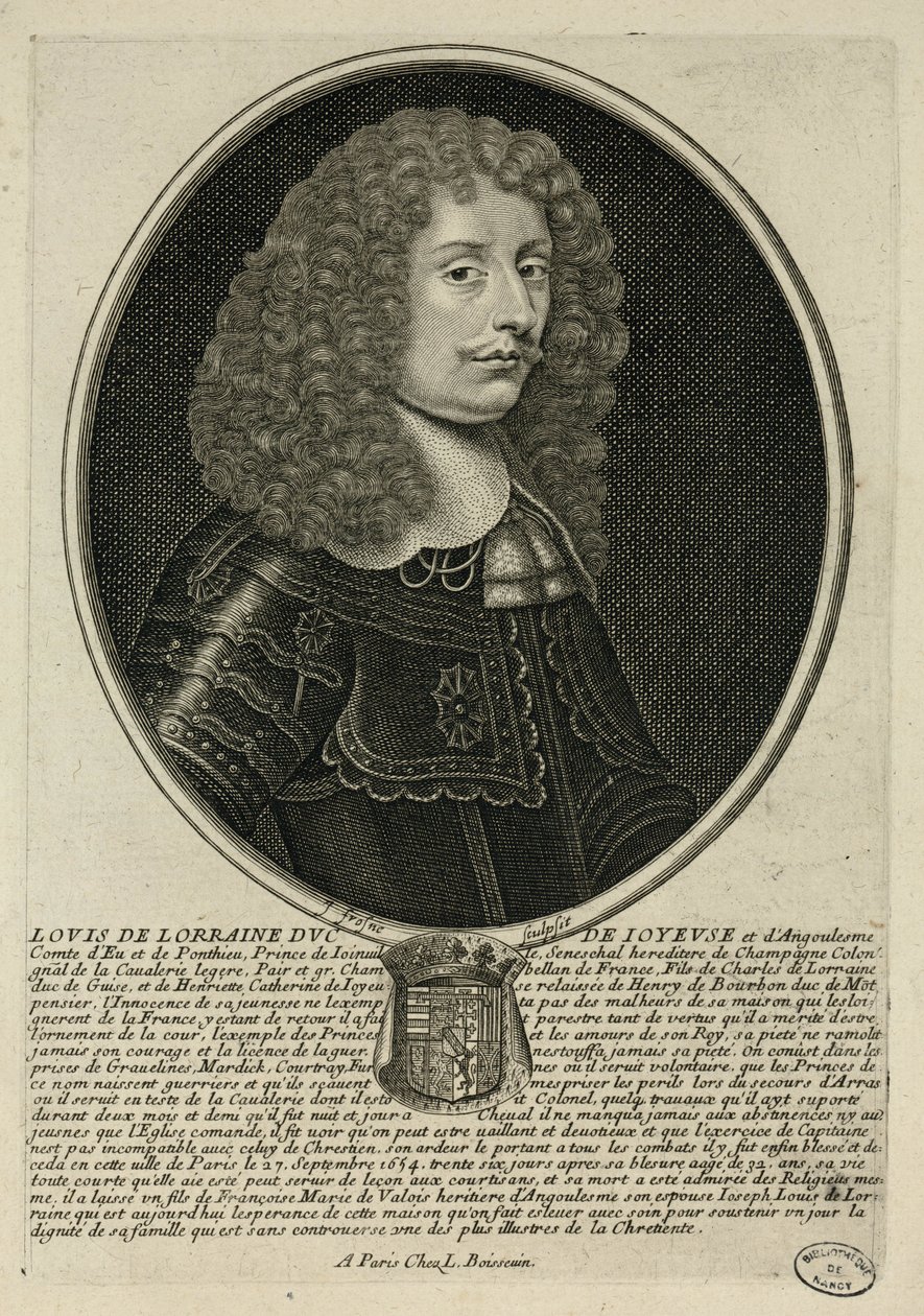 Louis de Lorraine de Joyeuse herceg alkotó: Unbekannter Künstler