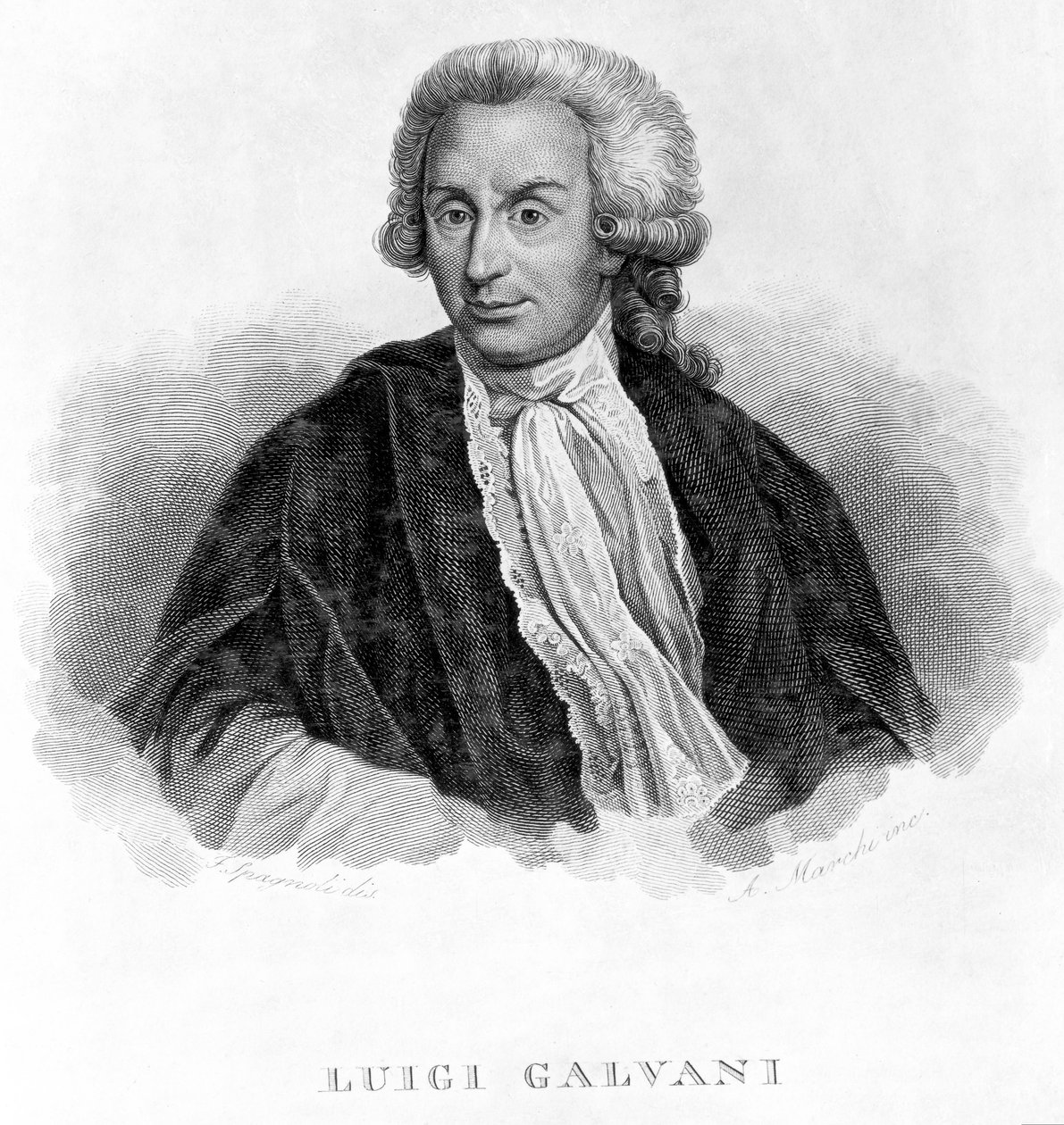 Luigi Galvani olasz fiziológus, 1770-es évek alkotó: Unbekannt