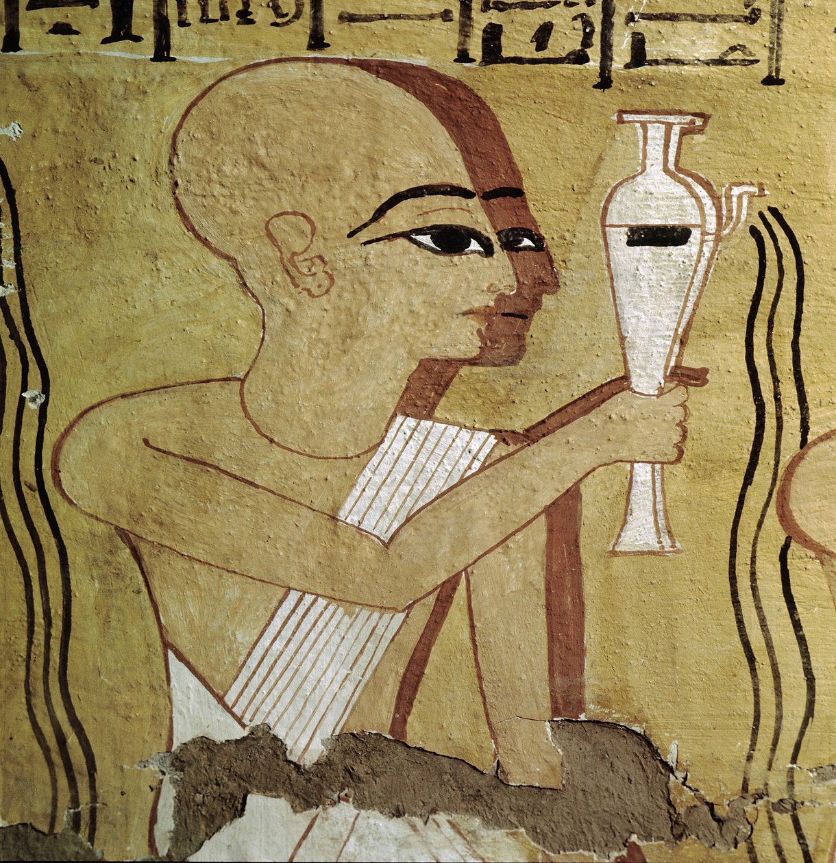 Luxor Théba: Deir el Medineh, a kézművesek nekropolisza. Megtisztulást gyakorló papok. 19. dinasztia sírja. alkotó: Leopold Blonder