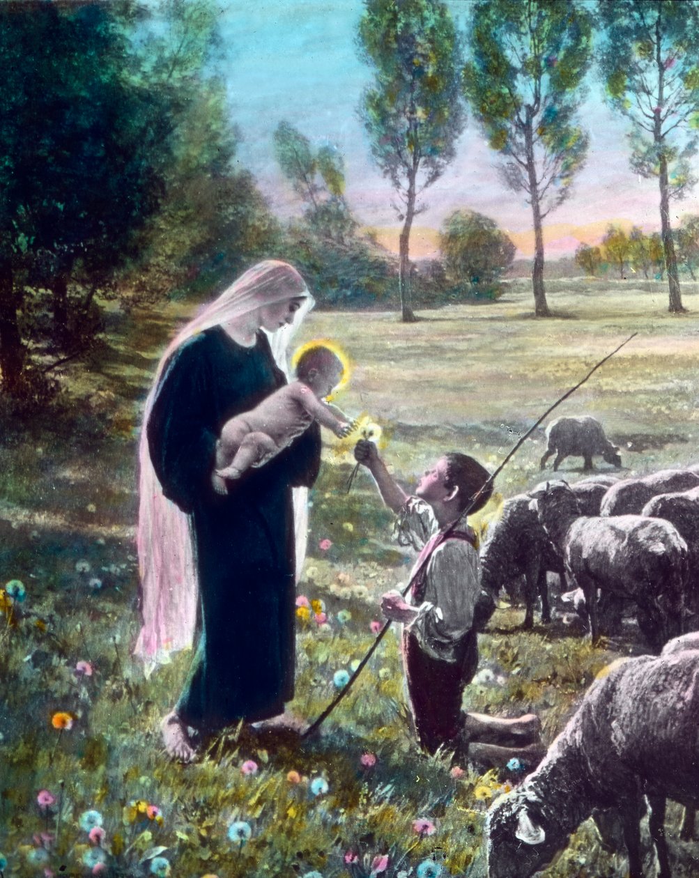 Madonna with the Shepherd Boy alkotó: Unbekannter Künstler