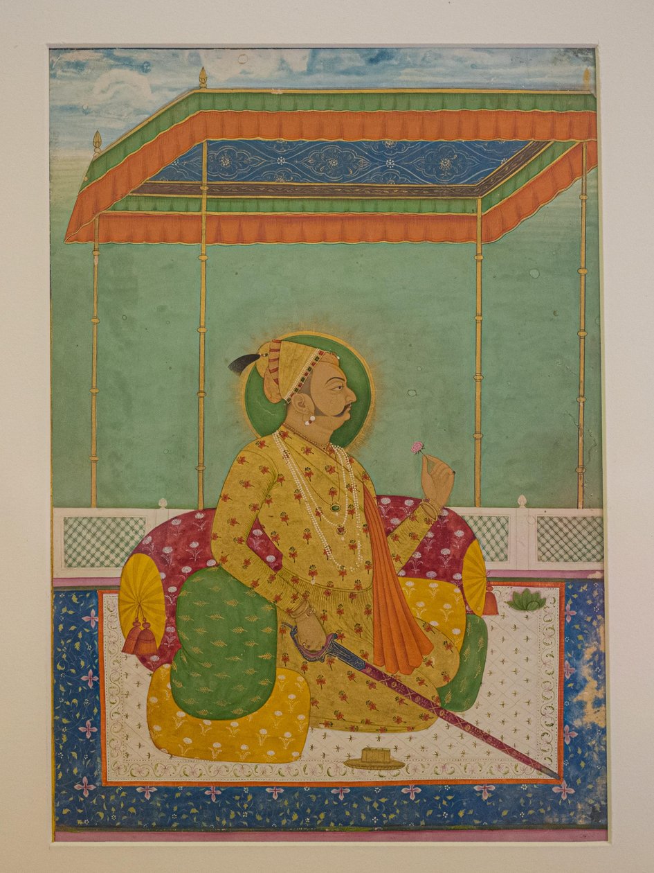 Maharaja Ajit Singh, festészet, Mehrangarh erőd, Jodhpur, Rajasthan, India, Ázsia (fotó) alkotó: Unbekannter Künstler