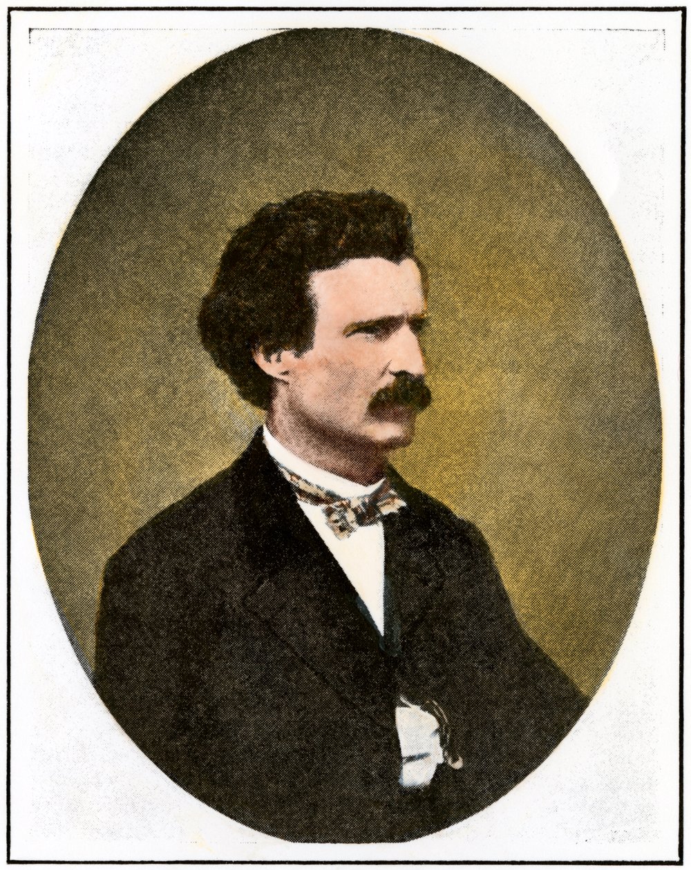 Mark Twain (1835-1910) riporterként a nevadai Virginia Cityben: Territorial Enterprise alkotó: Unbekannter Künstler