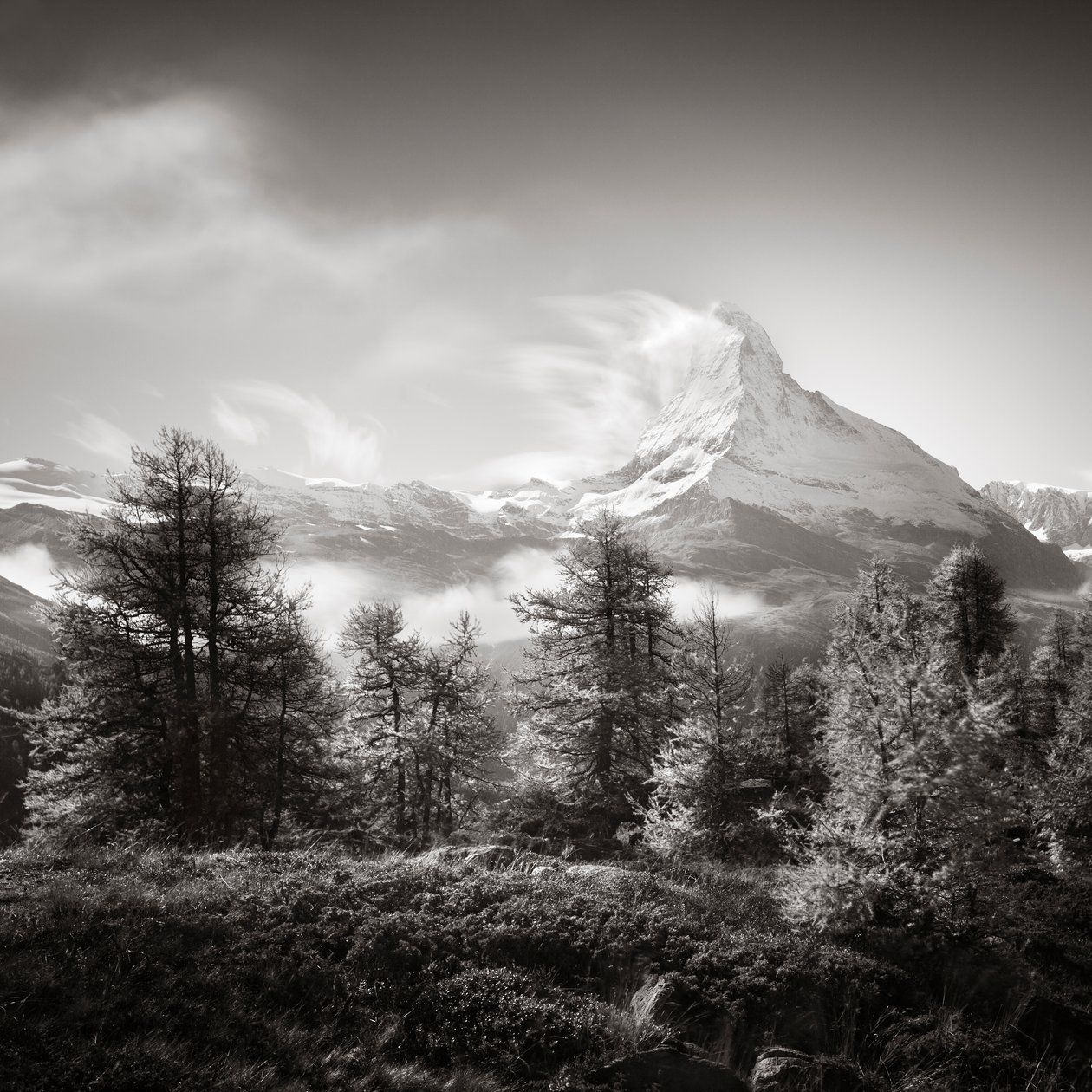 Matterhorn Study 3, Svájc, 2014 (f/w fotó) alkotó: Leopold Blonder