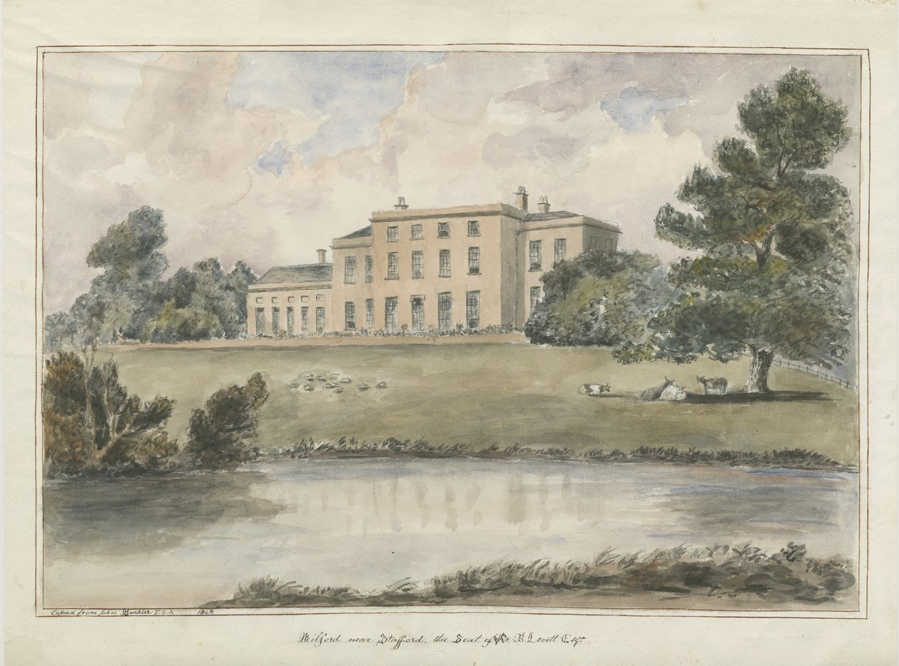 Milford-ház: vízfestmény, 1848 alkotó: Unbekannt