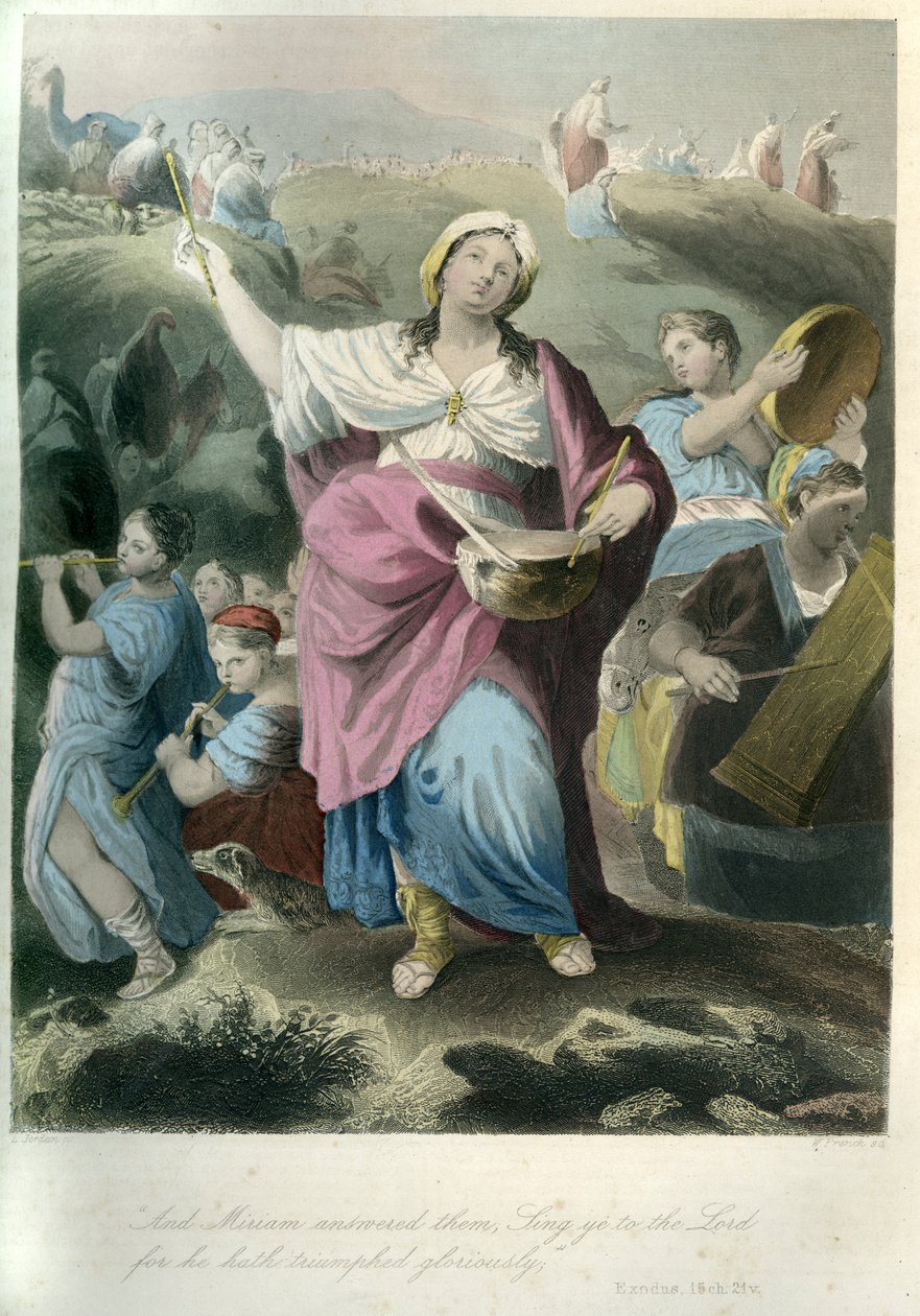 Mirjám a prófétanő - Biblia alkotó: Unbekannter Künstler