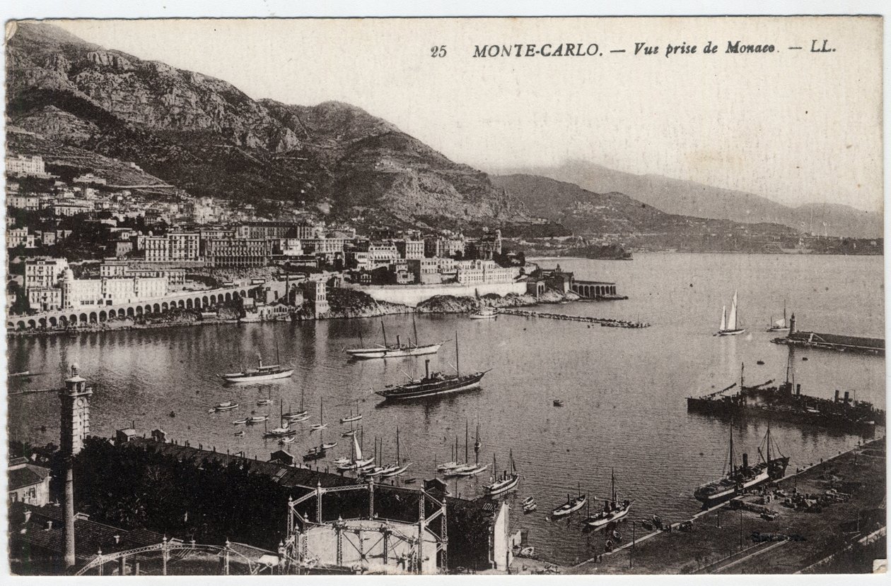 Monte Carlo (Monte-Carlo): Képeslap 19-20. század vége alkotó: William M. Timlin
