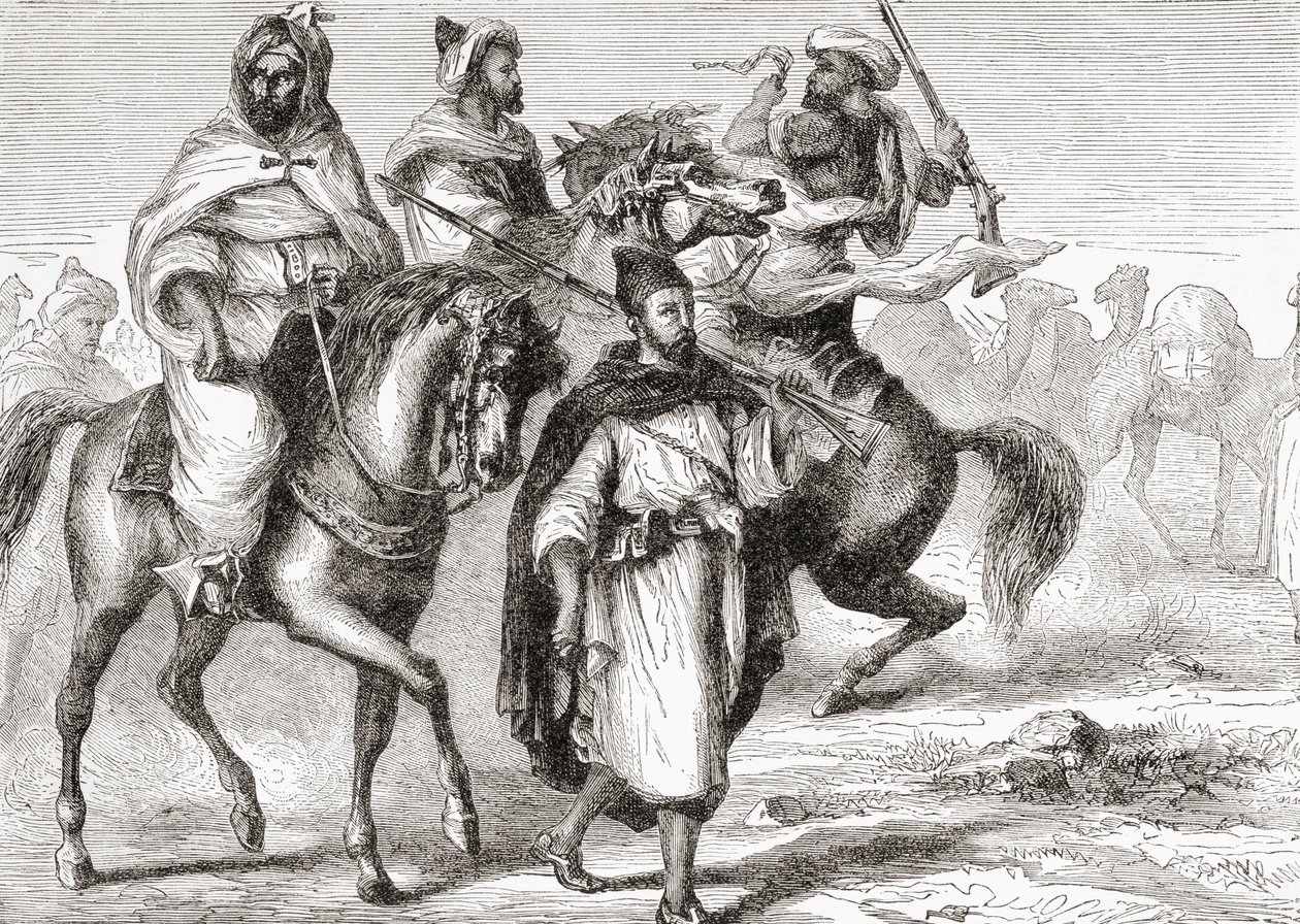 Mórok a 19. században, Keith Johnston Afrikából, 1884-ben alkotó: Unknown