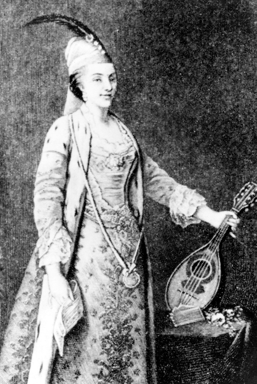 Andre Chenier francia költő édesanyja, aki 1767-ben irodalmi szalont nyitott Neg C5640PL alkotó: Unbekannter Künstler