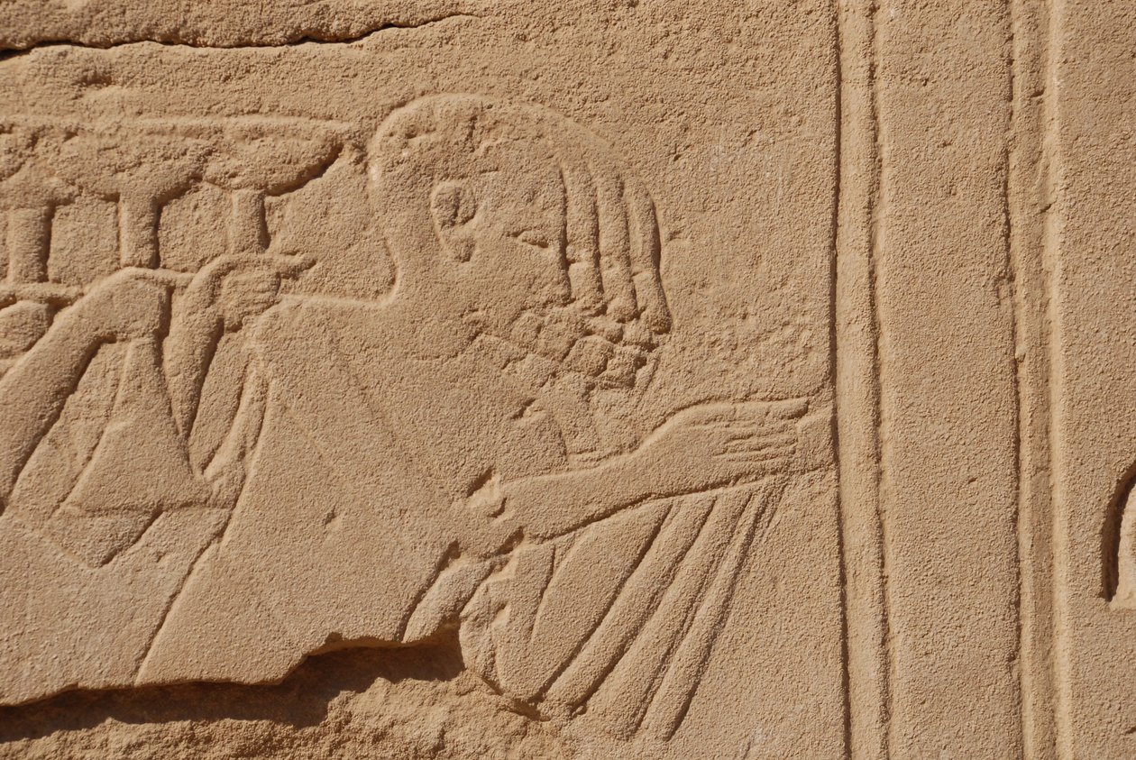 Több fej, karnak, Luxor, Egyiptom (fotó) alkotó: Unbekannt