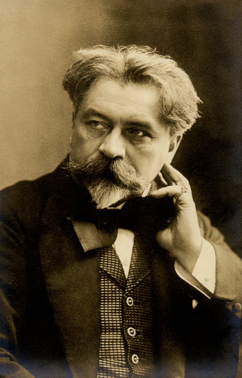Zene. Nikisch Arthur magyar karmester. Fotó, Németország, 1900 körül (képeslap) alkotó: Unbekannter Künstler