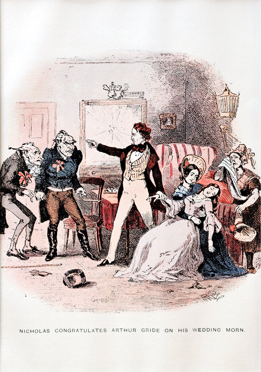 Nicholas Nickleby, C. Dickens - illusztráció alkotó: Unbekannt