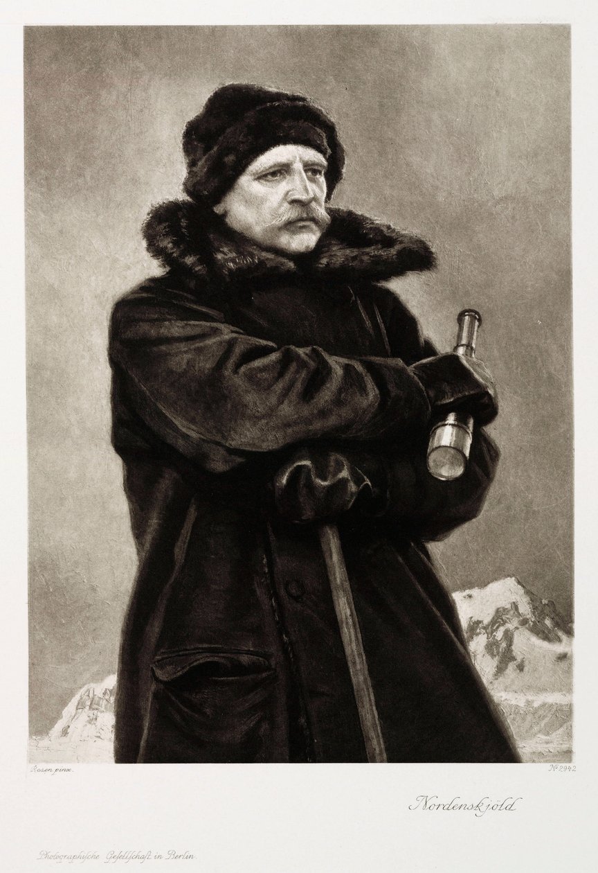Nils Adolf Erik Nordenskjold, svéd geológus és sarkvidéki kutató, 1880-as évek alkotó: Unbekannt