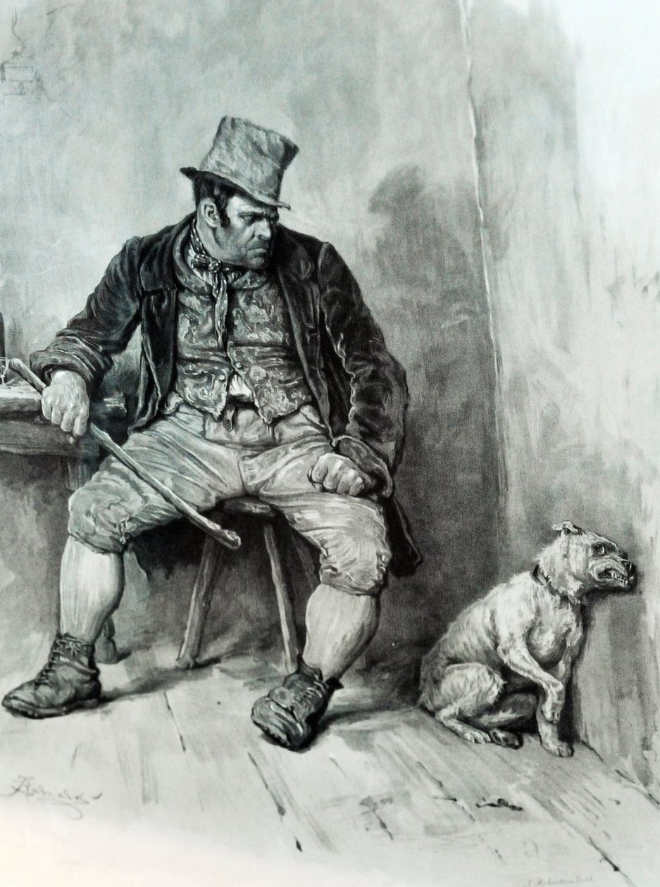 Oliver Twist, Charles Dickens - illusztráció alkotó: Unbekannter Künstler