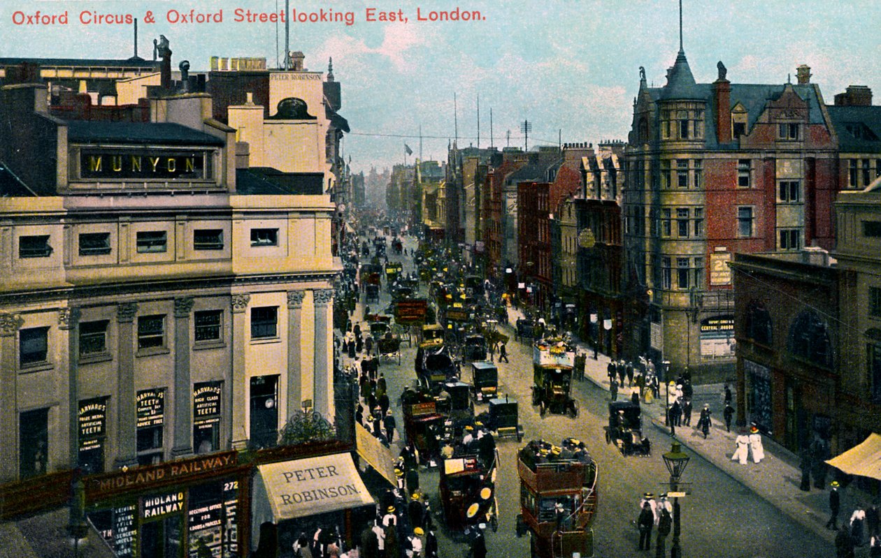 Oxford Circus és Oxford alkotó: Unbekannter Künstler