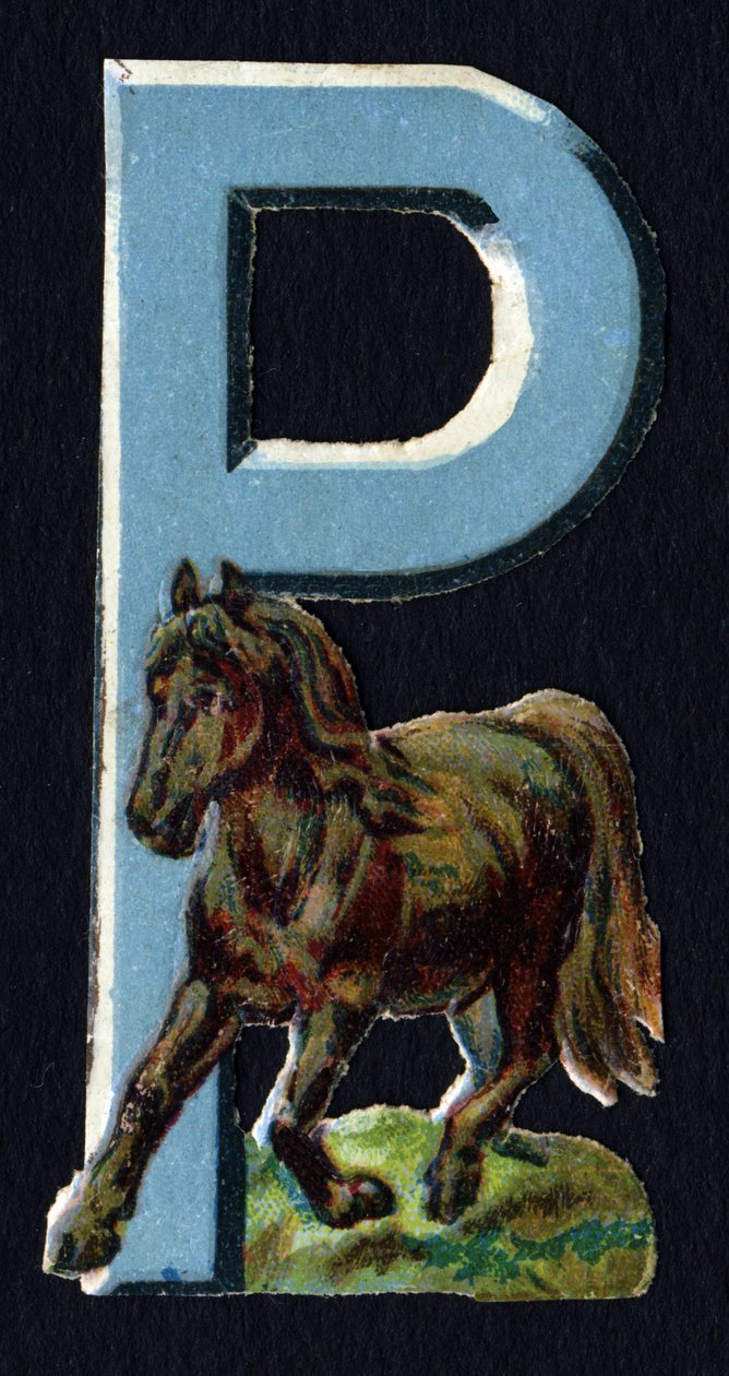 P mint Pony. Bogár decoupis állatok témában. Metszés. 26 angol eredetű gofri kromolitográfiát tartalmazó sorozat. Szerkesztő és illusztrátor ismeretlen. század vége. Mérete: 5,5x3,5 cm alkotó: Unbekannt