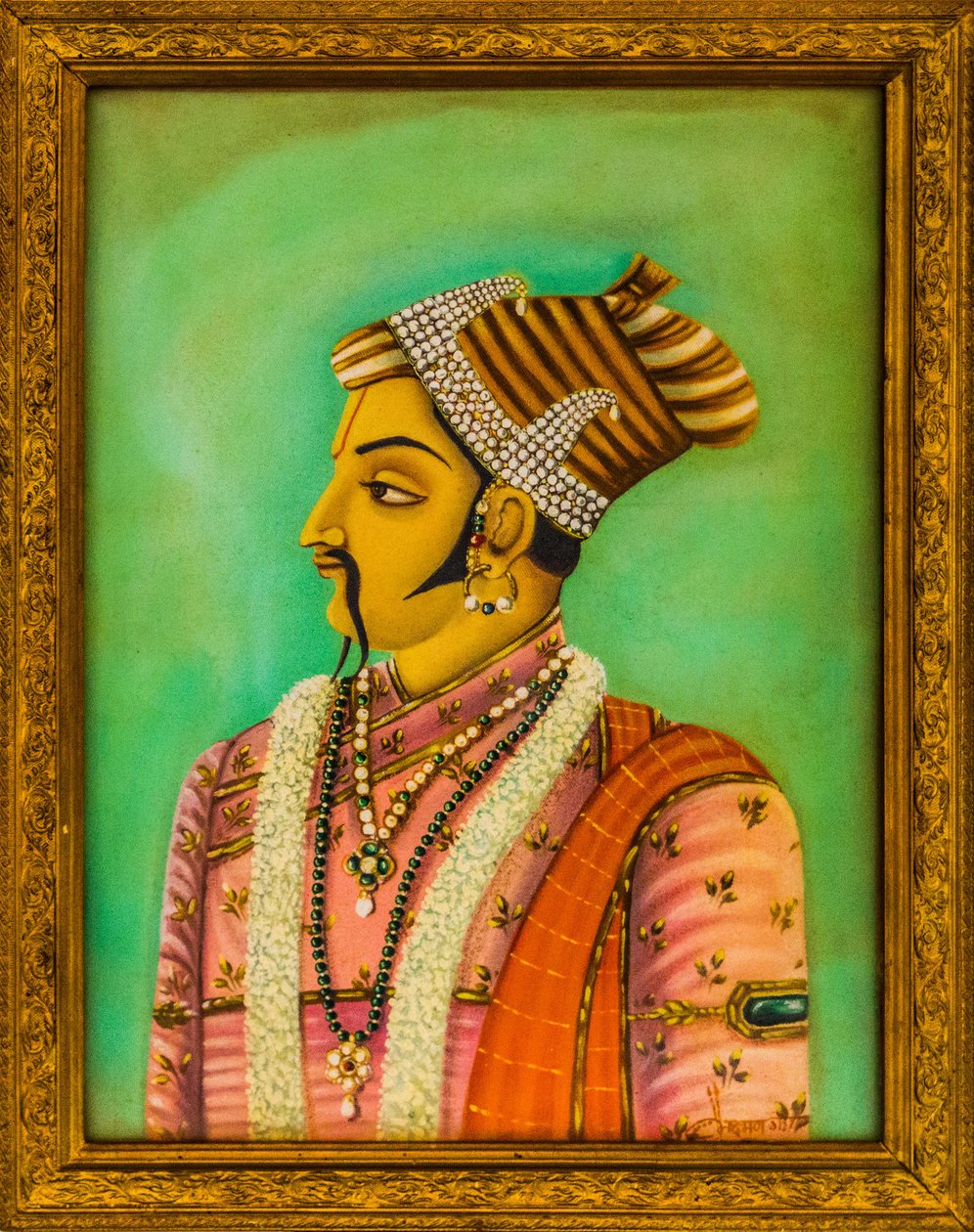 Maharajas festmények a városi palotában, Jaisalmer, egy egzotikus város a Thar-sivatagban, Jaisalmer, Rajasthan, India, Ázsia (fotó) alkotó: Unbekannter Künstler