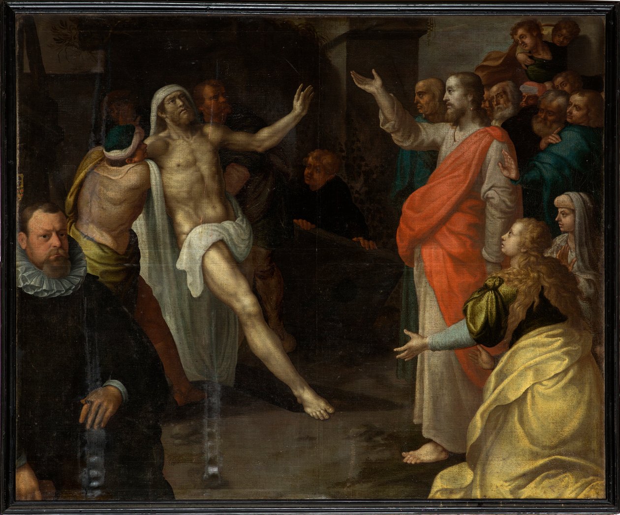 Plébániatemplom (Saint Julien templom). Belső. Festmény. alkotó: Unbekannter Künstler