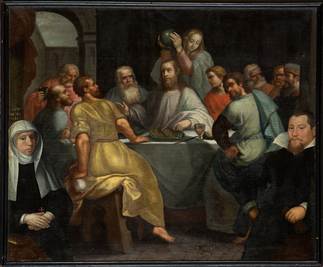 Plébániatemplom (Saint Julien templom). Belső. Festmény. alkotó: Unbekannter Künstler