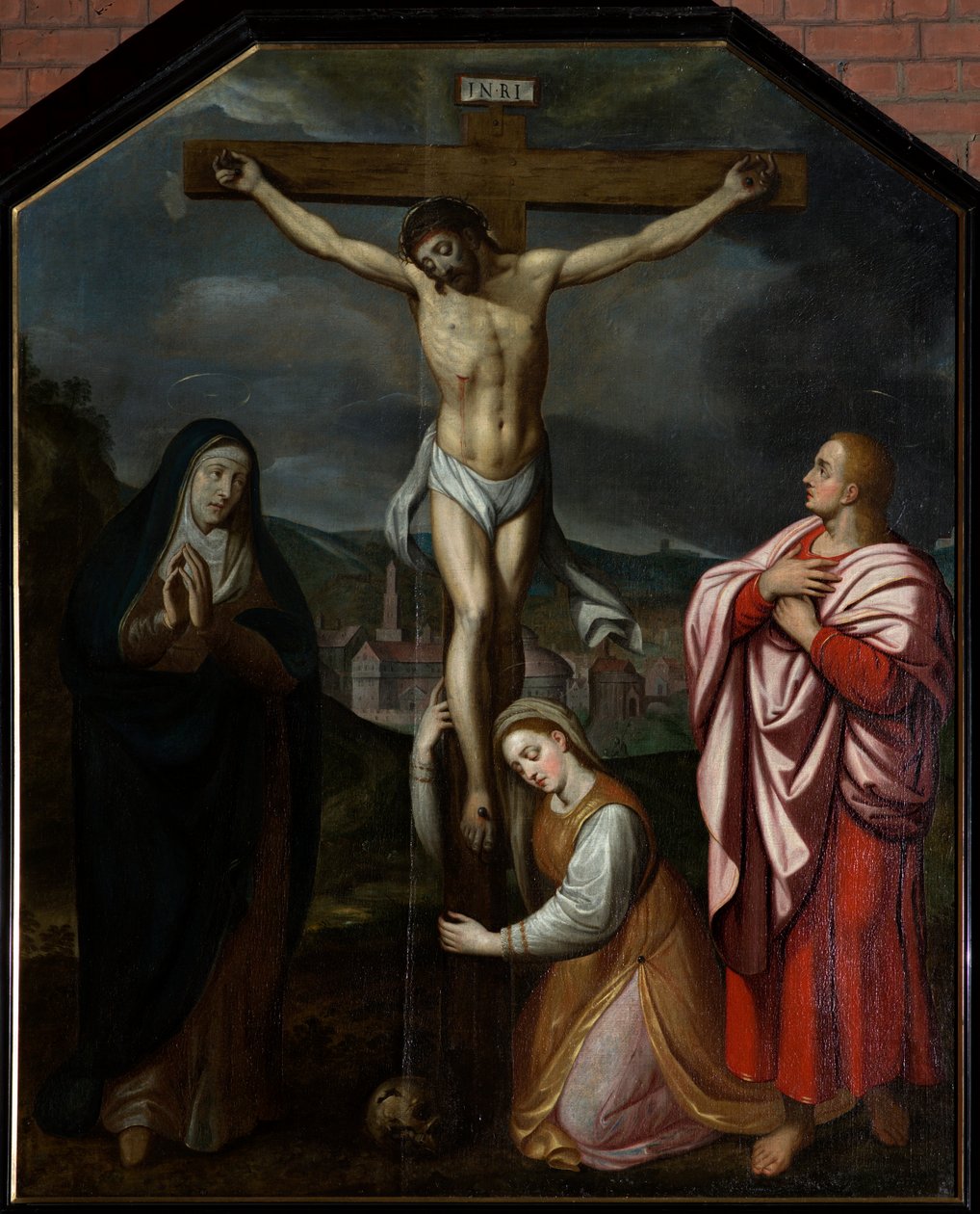 Plébániatemplom (Parochiekerk Sint-Martinus). Festmény. A kereszteződés. XVII. század. alkotó: Unbekannter Künstler