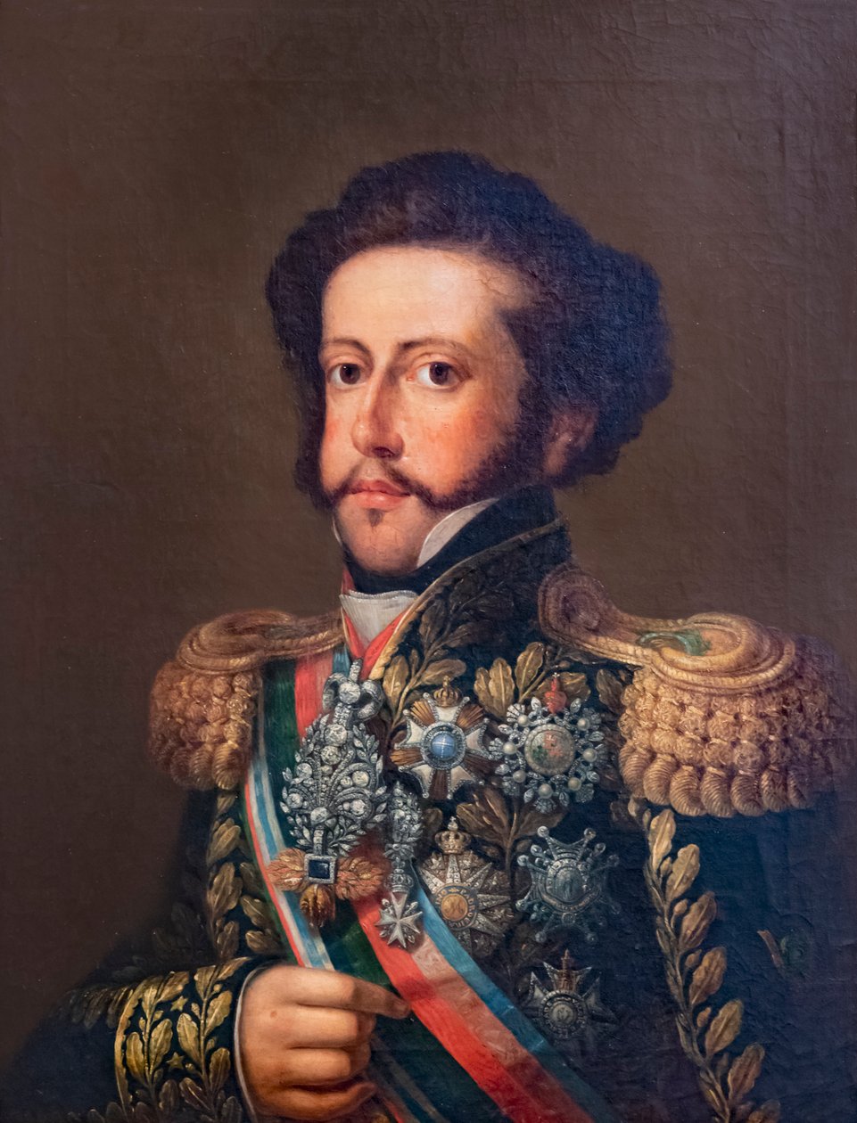 Pedro I brazil és IV portugál. Portré. alkotó: Alec Hunter