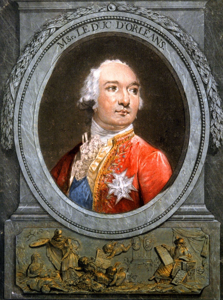 Philippe Egalite, 1789 körül (metszet) alkotó: Unbekannter Künstler