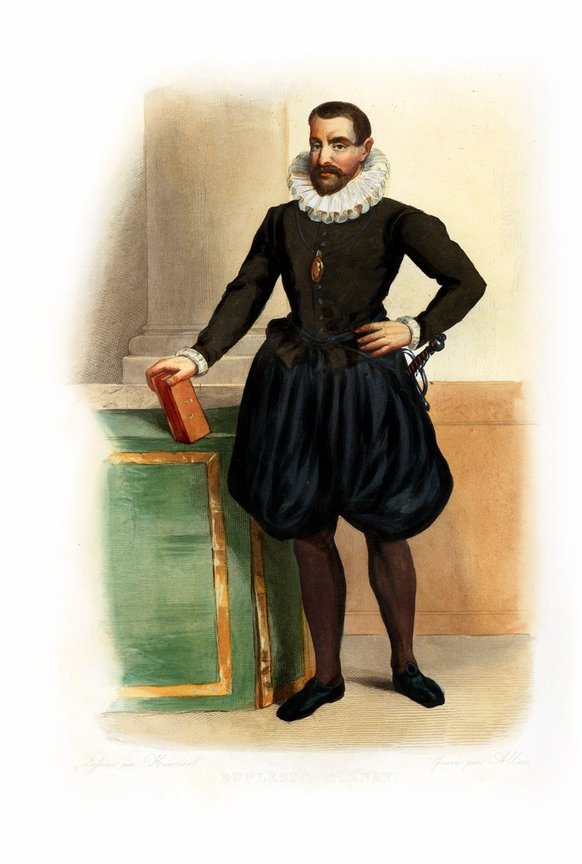 Philippe de Mornay alkotó: Unbekannter Künstler
