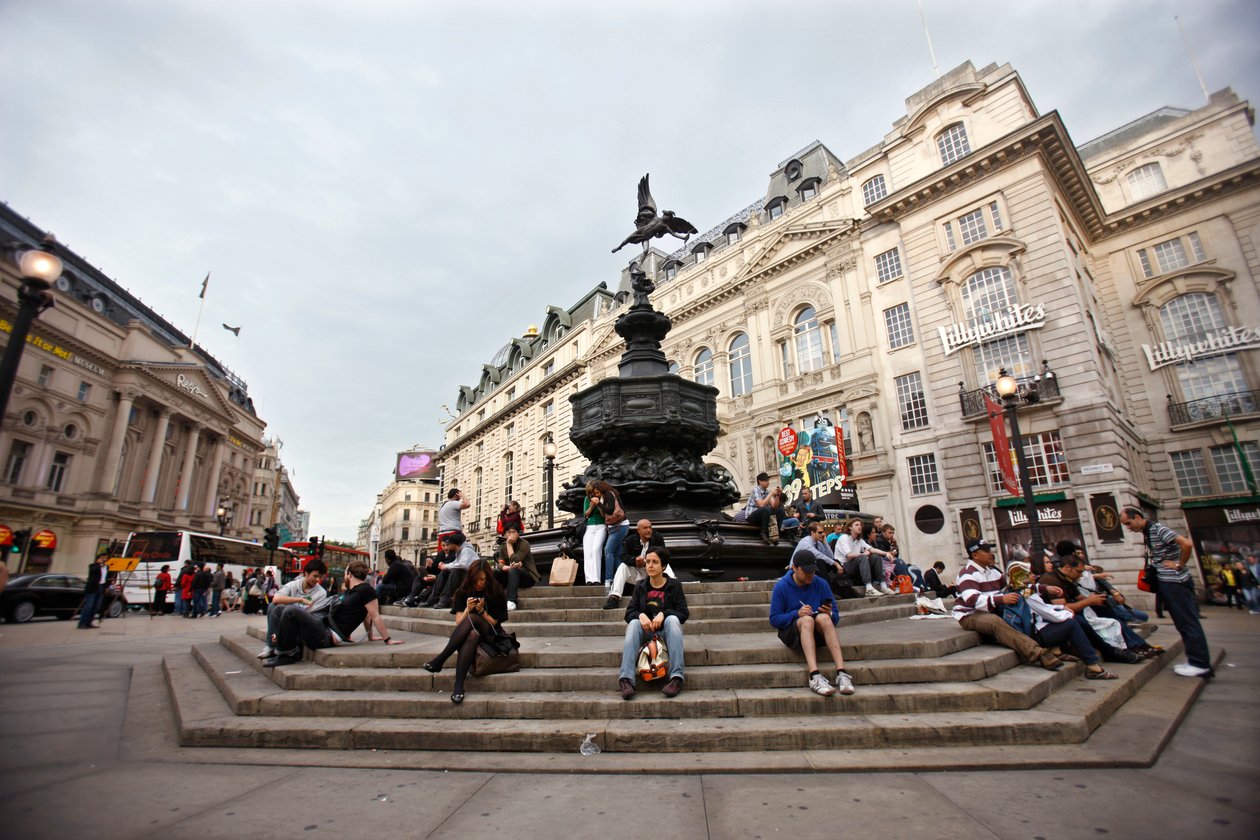 Piccadilly Circus, London (fotó) alkotó: Unbekannt